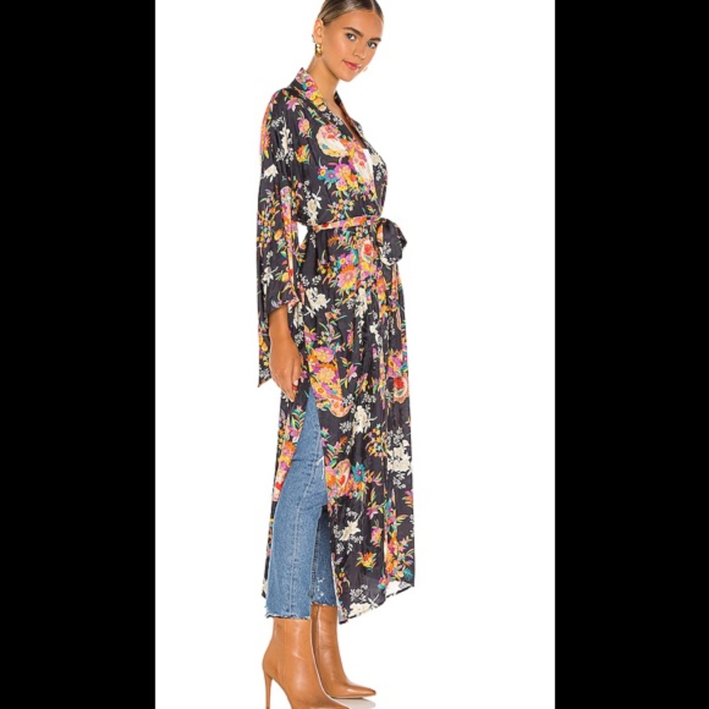 NEW Spell & Gypsy UFT Leo Maxi Robe kimono Medium large - Picture 7 of 16
